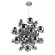 Светильник подвесной Molecule a8313sp-9cc Arte Lamp