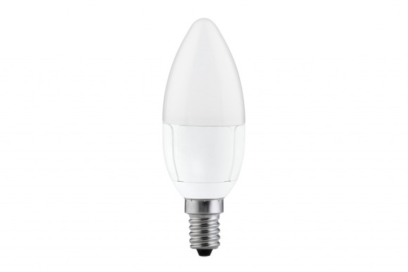 Лампа светодиодная Paulmann Свеча Premium 5Вт 300Лм 3000К Е14 230В В105мм Опал Дим. 28147