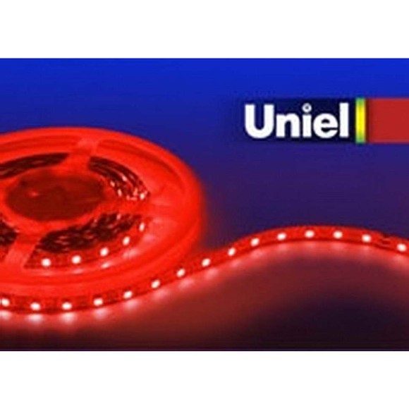 Светодиодная лента Uniel (04815) 5M красный 72W ULS-5050-60LED/m-10mm-IP20-DC12V-14,4W/m-5M-RED