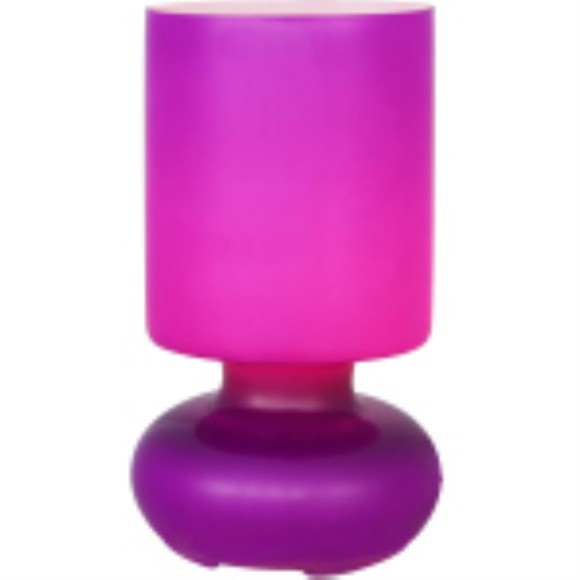 Лампа настольная "Fuerte", 1х40W Е14,  стекло, 230V, фиолет