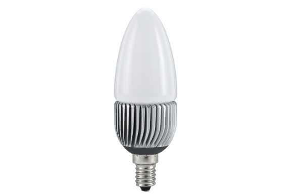 Лампа светодиодная Paulmann Свеча 3Вт 82лм 3000К E14 230В Опал 28074
