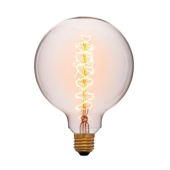 Лампа накаливания E27 60W шар прозрачный 053-396