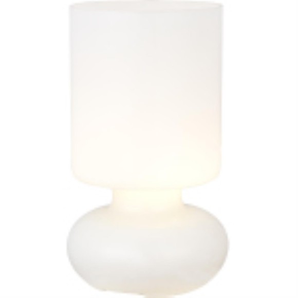 Лампа настольная "Fuerte", 1х40W Е14,  стекло, 230V, белый