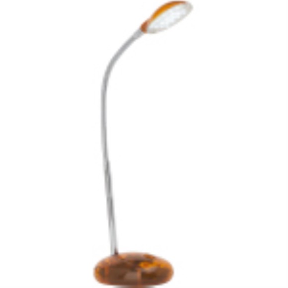 Лампа настольная "Timmi", LED 2W, метал/пластик, оранжевая