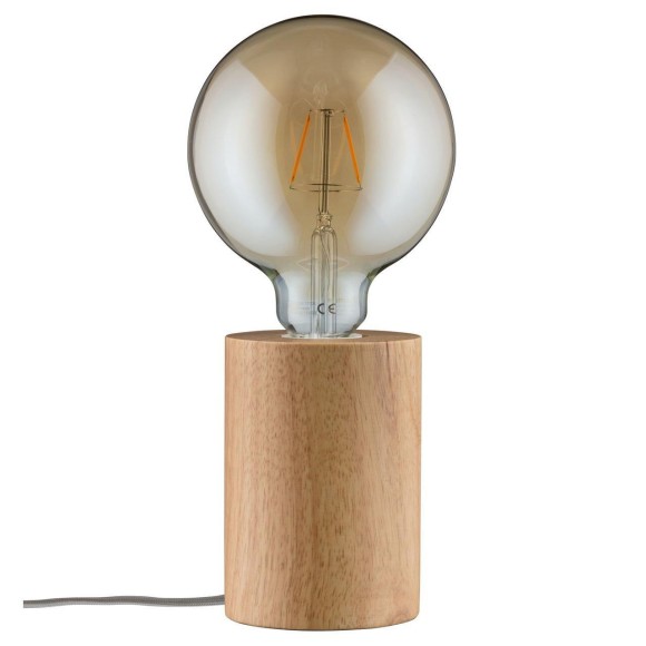 Настольная лампа Paulmann Neordic Talin H130мм макс.20Вт Е27 230В Дерево Без ламп 79640