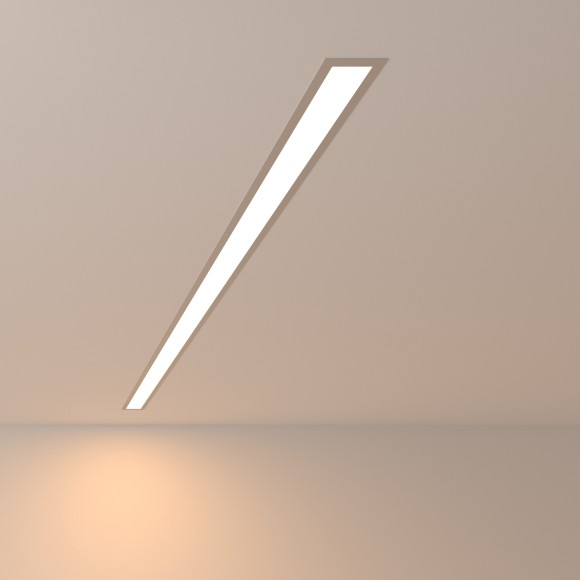 Линейный светодиодный встраиваемый светильник 128см 25Вт 3000К матовое серебро 101-300-128 Elektrostandard