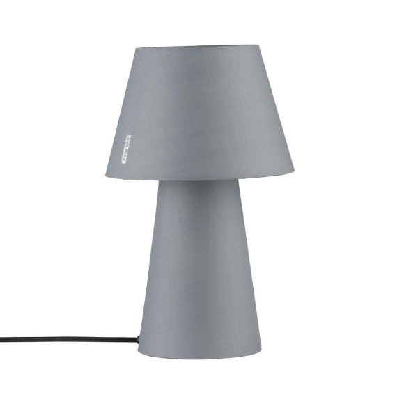 Настольная лампа Paulmann Kelt Н370мм макс.20Вт Е14 230В Тканевый абажур серого цвета Выкл. 79734