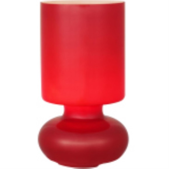 Лампа настольная "Fuerte", 1х40W Е14,  стекло, 230V, красный