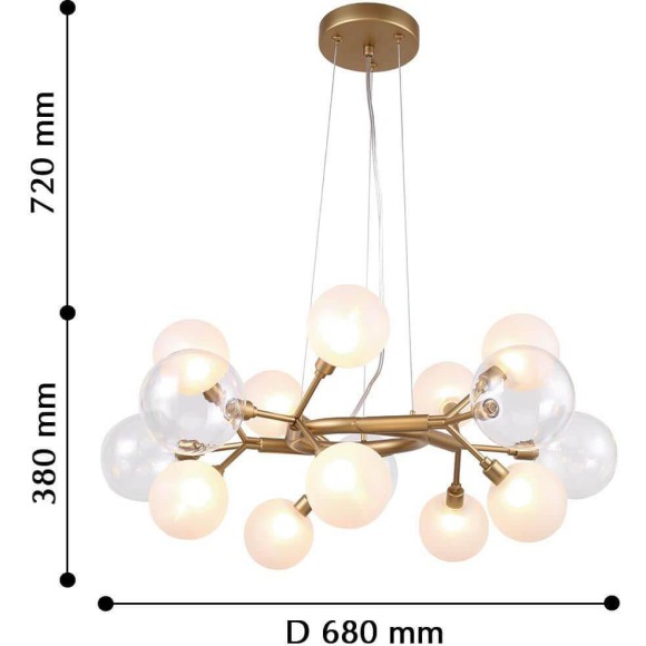 Подвесная люстра Favourite Babylon 2515-10P Подвесная люстра Favourite Babylon 2515-10P