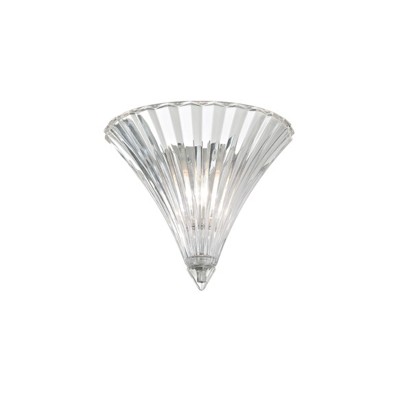 Настенный светильник Ideal Lux Santa макс.40Вт Е14 IP20 230В Прозрачный/Хром Стекло/Металл 013060