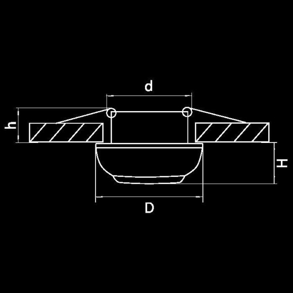 Встраиваемый светильник Lightstar Ocula 011816 Встраиваемый светильник Lightstar Ocula 011816