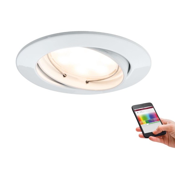 92093 Prem EBL SmartCoin RGB schwb LED 1x7W ws 92093 Prem EBL SmartCoin RGB schwb LED 1x7W ws