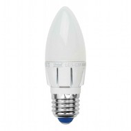 Лампа светодиодная диммируемая (08689) E27 6W 4500K свеча матовая LED-C37-6W/NW/E27/FR/DIM Лампа светодиодная диммируемая (08689) E27 6W 4500K свеча матовая LED-C37-6W/NW/E27/FR/DIM