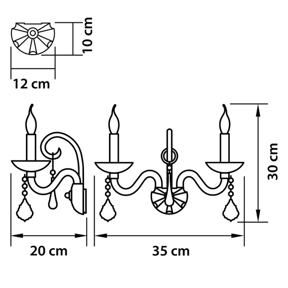 lightstar 722624 Чертёж