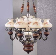 Подвесная люстра Reccagni Angelo L 636/6+1 Подвесная люстра Reccagni Angelo L 636/6+1