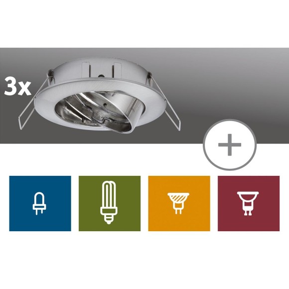 99743 Набор светильников 2Easy Premium EBL schw. max.3x50W,железо шероховатое 99743 Набор светильников 2Easy Premium EBL schw. max.3x50W,железо шероховатое