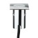 93786 Набор светильников MiniBoden EBL eckig IP67 Basis 4x1W Est