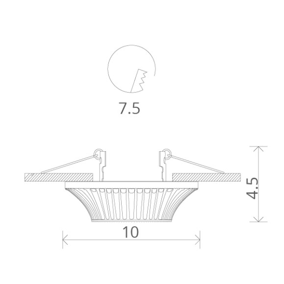 Бра Arena a5298pl-1wg Arte Lamp картинка 3 Бра Arena a5298pl-1wg Arte Lamp картинка 3