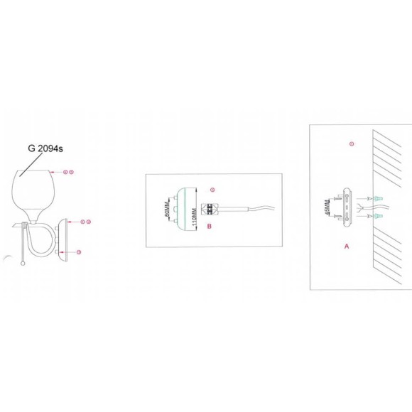 Бра Velute 2094/1W Odeon Light