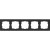 Рамка на 5 постов (черный) Werkel WL04-Frame-05-black