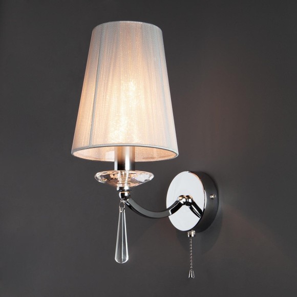 Бра в классическом стиле с хрусталем 60079/1 хром Бра в классическом стиле с хрусталем 60079/1 хром