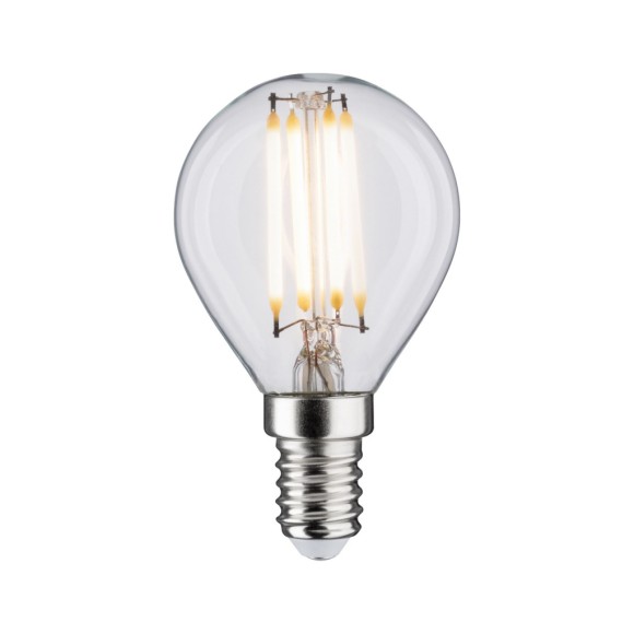 Светодиодная филаментная лампа Paulmann Капля 5Вт E14 230В Прозрачный Теплый белый 28630