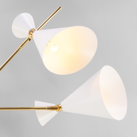 Потолочная люстра с поворотными рожками 70114/5 белый