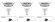 93652 Prem EBL Nova rd schw LED 3x6,1W Eisen