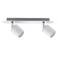 Настенно-потолочный светильник Paulmann Tube макс.2х10 Вт GU10 IP44 230В Белый/Хром Металл 66718 Настенно-потолочный светильник Paulmann Tube макс.2х10 Вт GU10 IP44 230В Белый/Хром Металл 66718