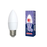 Лампа светодиодная (UL-00003797) E27 7W 6500K матовая LED-C37-7W/DW/E27/FR/NR Лампа светодиодная (UL-00003797) E27 7W 6500K матовая LED-C37-7W/DW/E27/FR/NR