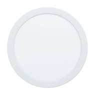 99134 Светодиод. встраив. светильник FUEVA 5, 16,5W (LED), Ø216, ET26, 1800lm, 3000K, сталь, белый/п