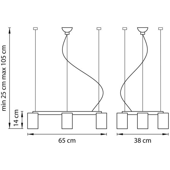 Люстра подвесная Lightstar Qubica 805060