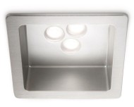 Встраиваемый светодиодный светильник Nomia Philips 7.5Вт IP65 230В Никель 57926/17/16