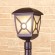 Columba F коричневый уличный светильник на столбе IP44 GL 1022F Elektrostandard