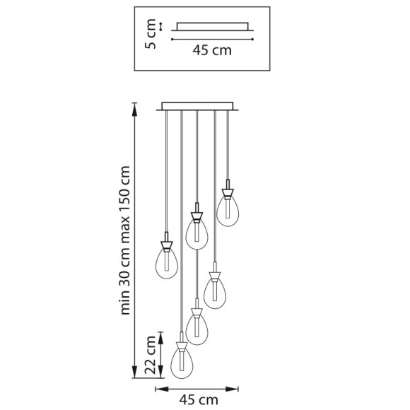 Каскадная люстра Lightstar 805169 Каскадная люстра Lightstar 805169