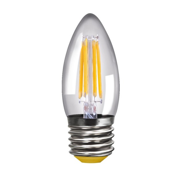Лампа светодиодная филаментная E27 4W 2800К прозрачная VG10-C1E27warm4W-F 8334