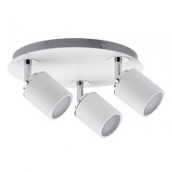 Светильник потолочный Paulmann Tube D250 макс.3x10Вт GU10 IP44 230В Белый/Хром Металл Без ламп 66719