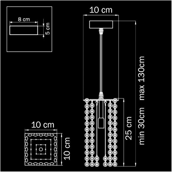 Подвесной светильник Lightstar Cristallo 795422