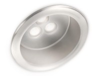 Встраиваемый светодиодный светильник Nomia Philips 7.5Вт IP65 230В Никель Круглый 57927/17/16