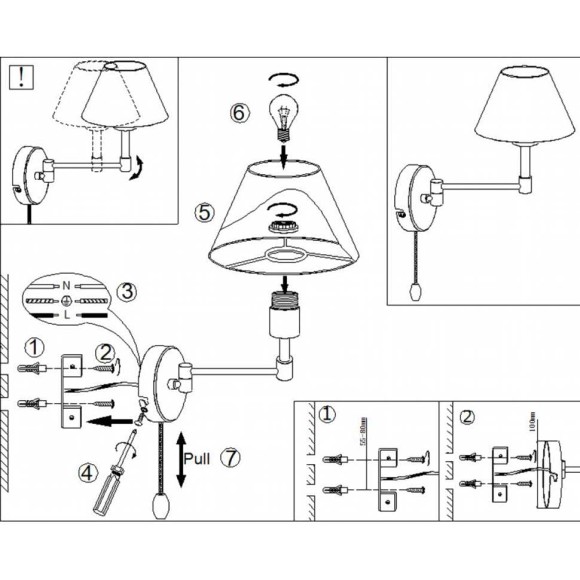 Бра с выключателем Gemena 2481/1W Odeon Light Бра с выключателем Gemena 2481/1W Odeon Light