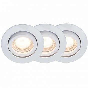 Светильник встраиваемый поворотный Brilliant Easy Clip (3 шт.) g94650/05