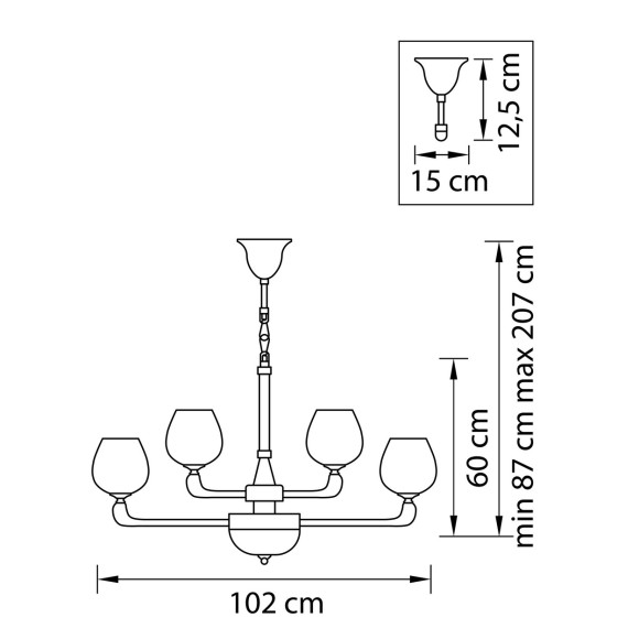 lightstar 706152 Чертёж lightstar 706152 Чертёж