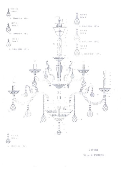 Люстра Artifici 719188 Osgona Инструкция