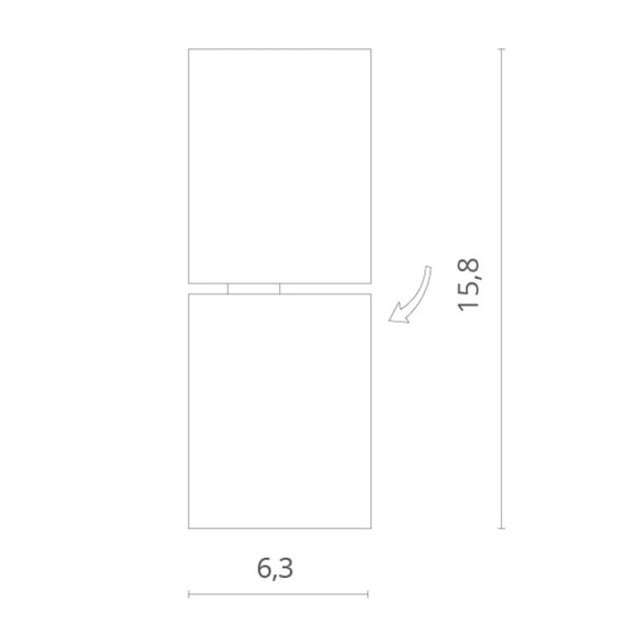 Точечный светильник Gavroche Posto 1800/02 pl-1 Divinare картинка 4 Точечный светильник Gavroche Posto 1800/02 pl-1 Divinare картинка 4