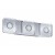 70474 Светильник WallCeiling eckig Tucana IP44 LED 3x4,5W