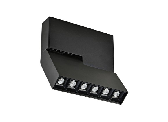 Светодиодный светильник для магнитного шинопровода (трека) Donolux dl18786/06m black