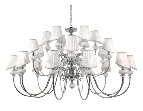 Подвесная люстра Crystal Lux Alma White SP-PL12+6+6