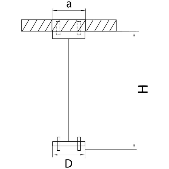 Подвесное крепление для 2144Х7 Lightstar Rullo 590057