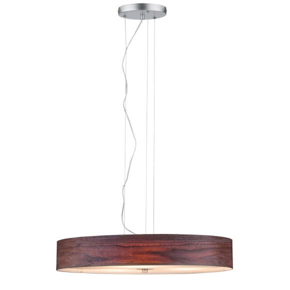 Подвесной светильник Paulmann Neordic Liska макс.3х40Вт Е27 230В Темное дерево/Хром матовый 79686