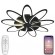 Накладная люстра Natali Kovaltseva HIGH-TECH LED LAMPS 82009 BLACK